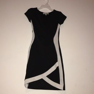 Black and white dress